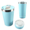 Vaso Termico De Acero Inoxidable 420ml Con Tapa Abridor Y