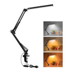 Velador De Escritorio Led Usb Con Brazo Flexible Luz Cálida Fria