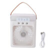 Ventilador 3 Aspas Con Humificador 3 Velocidades Led