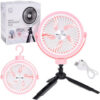Ventilador Con Gancho Colgante Y Tripode De Mesa 3 Velocidades