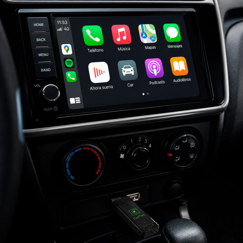 Adaptador CarPlay Inalámbrico USB Plug & Play - Imagen 3