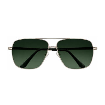 Anteojos Gafas De Sol Modelo Aviador Cristales Rectos Unisex - Imagen 3