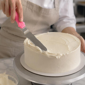 Espatula De Reposteria Acero Inoxidable Mango Plastico x3 Tortas Y Pasteles - Imagen 2