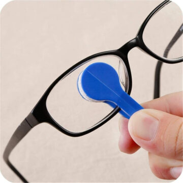 Limpia Anteojos Y Gafas Pinzas Con Almohadillas De Microfibra - Imagen 2