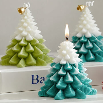 Molde De Silicona Arbol Pino Para Velas Jabon Y Resina - Imagen 2