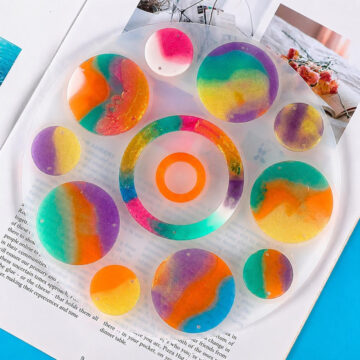 Molde De Silicona Campanas De Viento Movil Colgante Resina Epoxi - Imagen 4