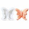 Molde De Silicona Mariposa 3D Para Velas, Resina Y Jabón