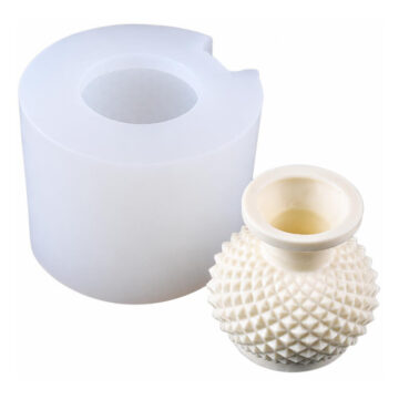 Molde De Silicona Mini Florero Jarron 5cm Para Resina Yeso