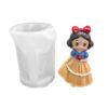 Molde De Silicona Muñeca Princesa Para Yeso Resina O Velas Blanca Nieves