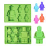 Molde De Silicona Muñecos Lego 5 Cavidades Artesanias Y Chocolate