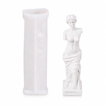 Molde De Silicona Venus Escultura Decorativa Yeso Velas Resina