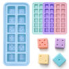 Molde De Silicona 12 Dados Cuadrados Para Jabon Velas Resina
