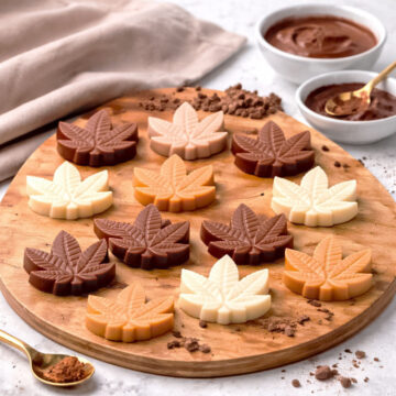 Molde Silicona En Forma De Chala Marihuana 8 Cavidades Bombones Chocolate - Imagen 2