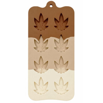 Molde Silicona En Forma De Chala Marihuana 8 Cavidades Bombones Chocolate - Imagen 3