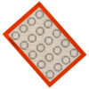 Placa Plancha Antiadherente 40 X 30 Cookies Tapete Para Hornear