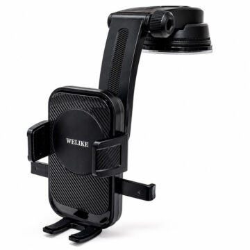 Soporte Celular Auto Parabrisas Tablero Con Sopapa Ajustable 360° Universal