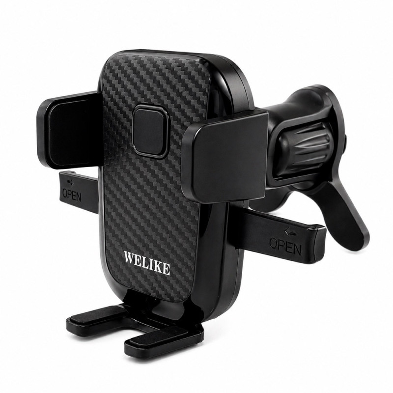 Soporte Celular Auto Rejilla Universal 360° Ajustable Bloqueo Automático - Imagen 7