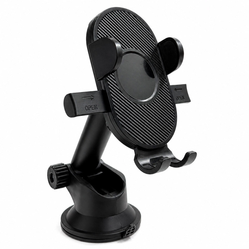 Soporte Celular Auto Universal Con Ventosa Ajustable 360° Antivibración