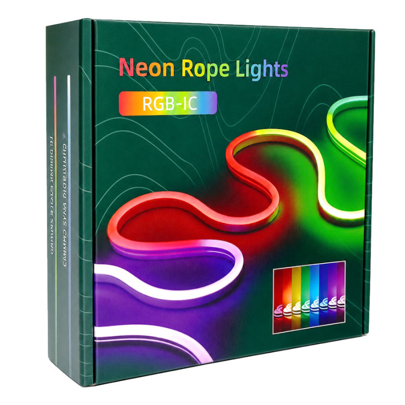 Tira LED De Neon Rgbic 5 Metros Conexión USB Y Control Remoto - Imagen 4