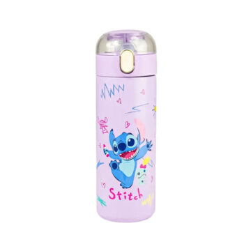 Vaso Termico Infantil Tapa Hermetica Boquilla De Silicona Varios Personajes 400ml - Imagen 4