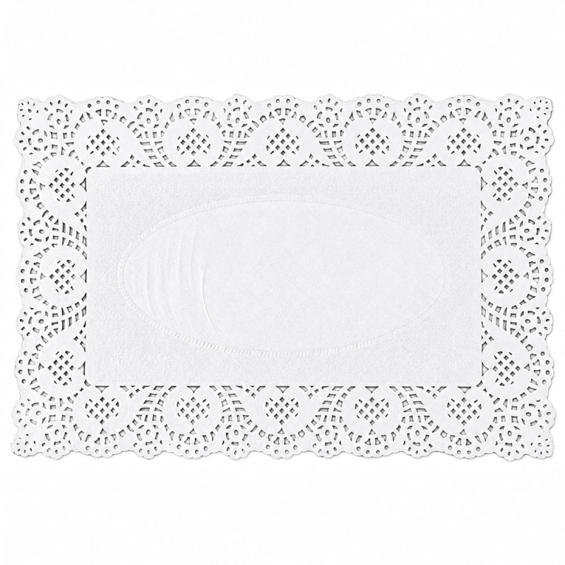 Blondas De Papel Rectangular 20x30cm Caladas Pack x100 - Imagen 6