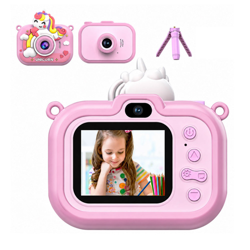 Camara Digital Infantil Con Funda De Silicona Y Tripode Recargable - Imagen 3