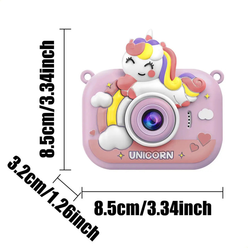 Camara Digital Infantil Con Funda De Silicona Y Tripode Recargable - Imagen 4