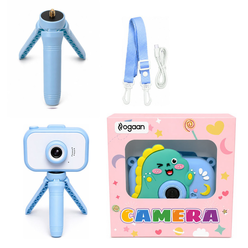 Camara Digital Infantil Con Funda De Silicona Y Tripode Recargable - Imagen 5