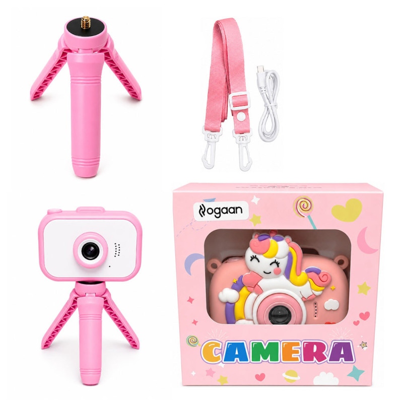 Camara Digital Infantil Con Funda De Silicona Y Tripode Recargable - Imagen 7