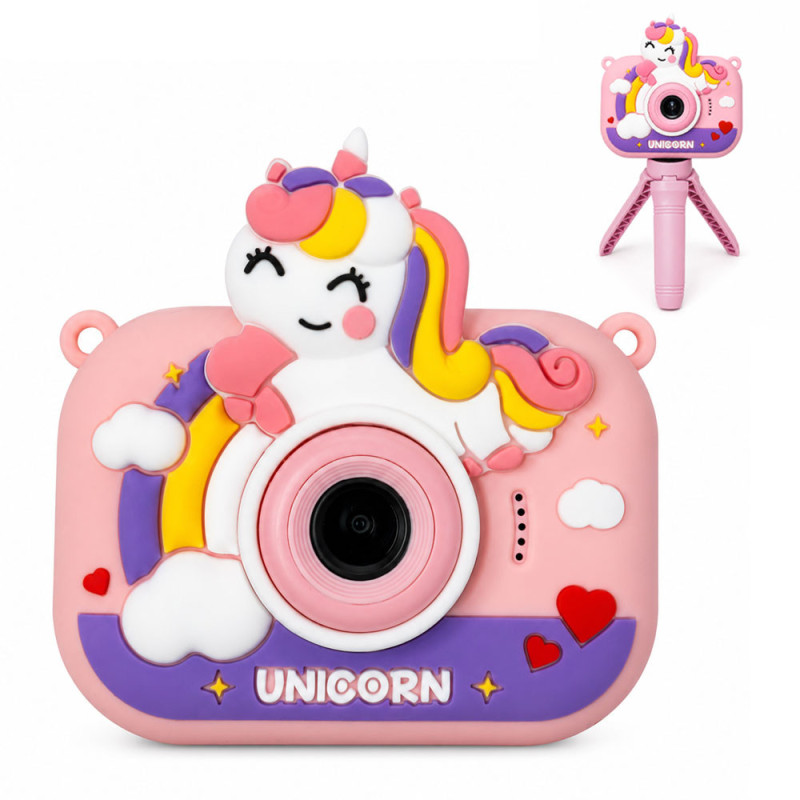 Camara Digital Infantil Con Funda De Silicona Y Tripode Recargable - Imagen 8