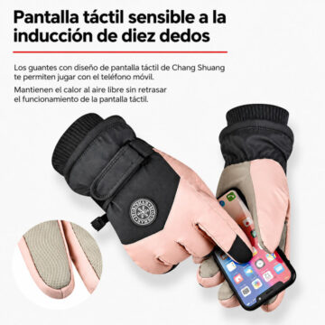 Alternative view of Guantes De Esquí O Nieve Termicos Velcro Ajustable Dedos Para Pantalla
