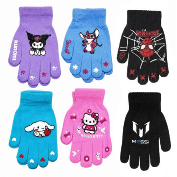 Guantes De Invierno Infantiles Diseños Disney Y Sanrio