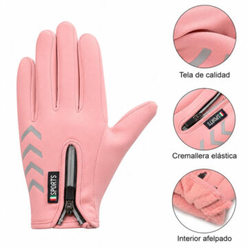 Alternative view of Guantes De Neoprene Semi Impermeables Con Dedos Tactiles
