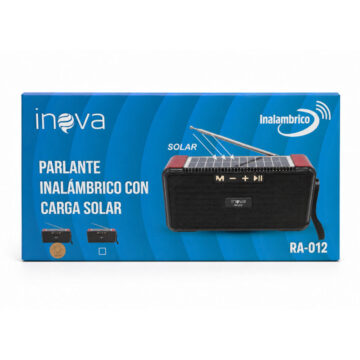Parlante Bluetooth Recargable Solar