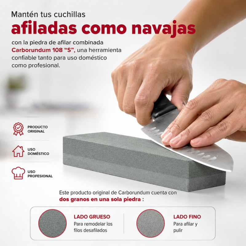 piedra carborundum 108 s para herramientas de corte